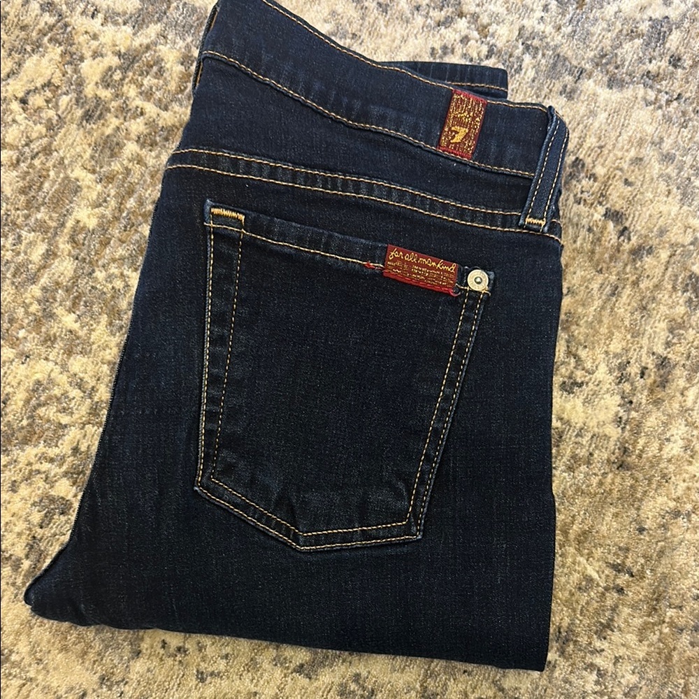 Dark Blue Denim Jeans